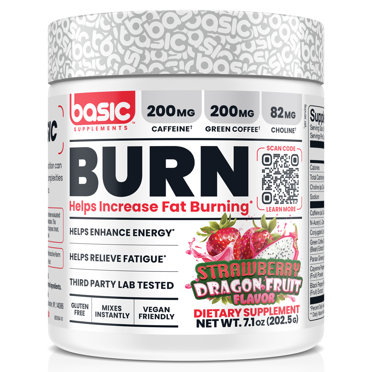Burn by Basic Supplements Strawberry Dragon