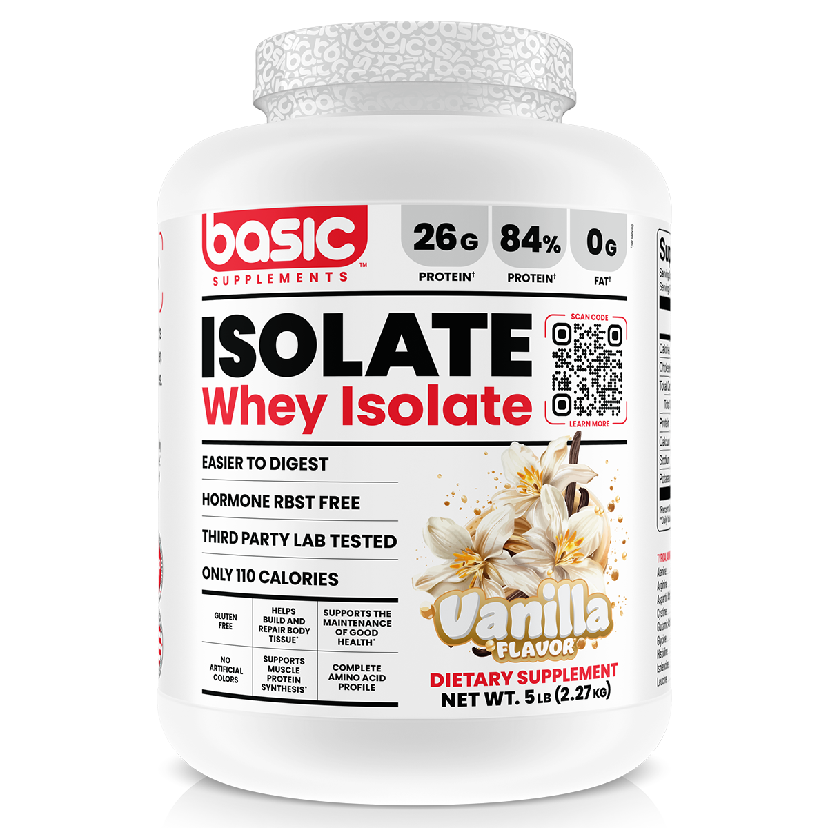 Isolate by Basic Supplements Vanilla