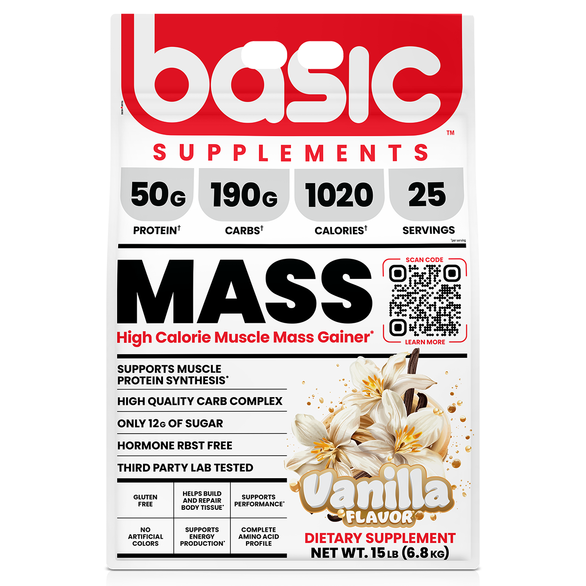 Mass by Basic Supplements Vanilla