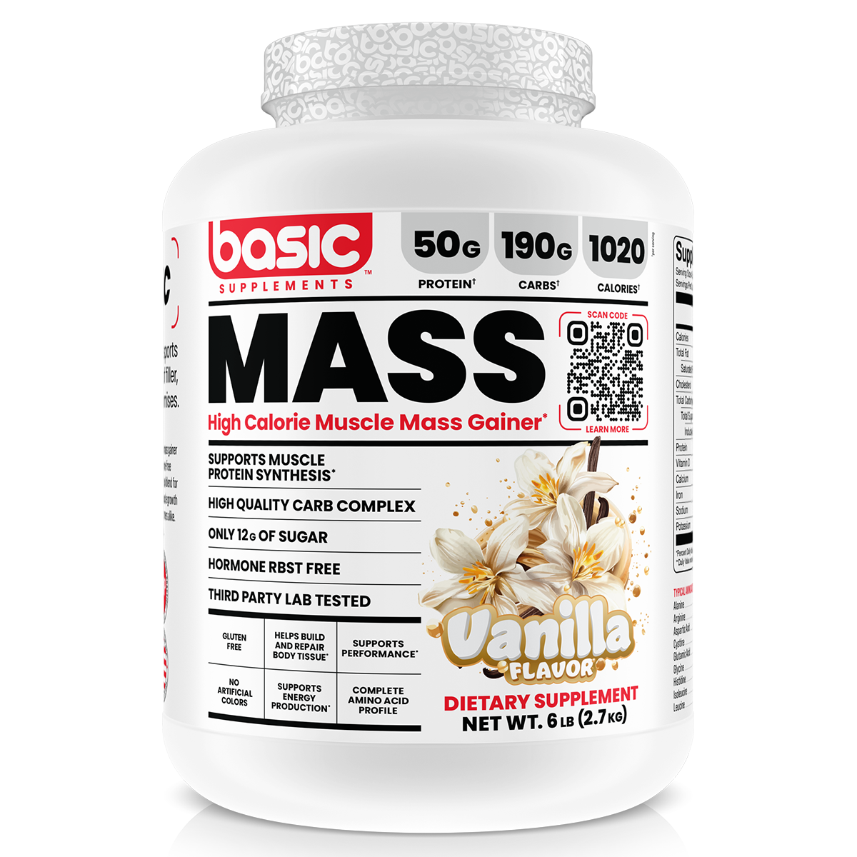 Mass by Basic Supplements Vanilla