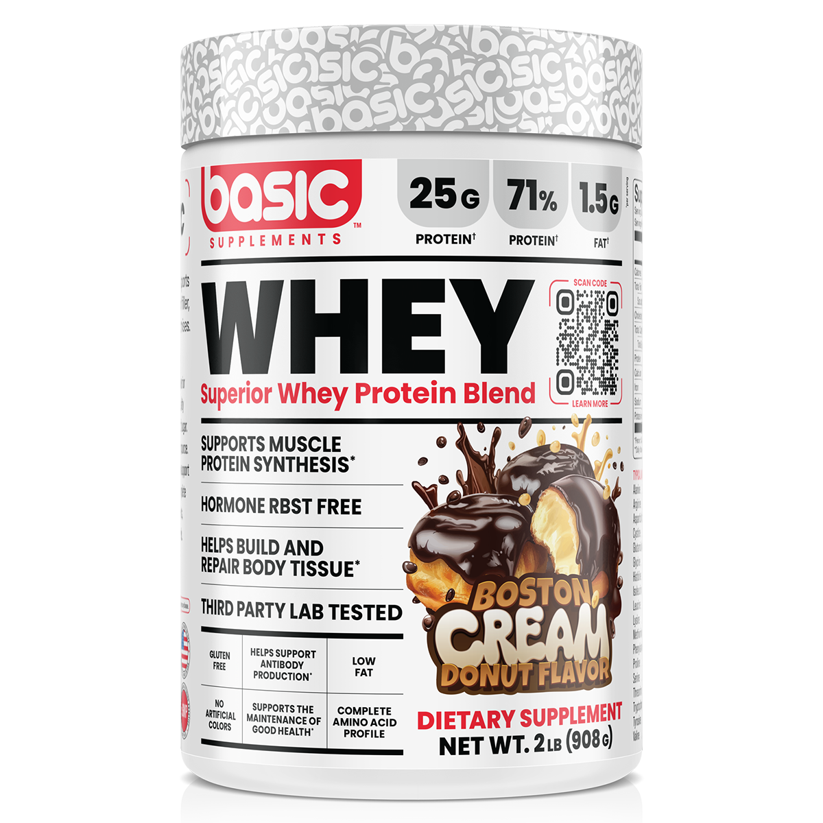 Whey by Basic Supplements Boston Cream Donut 