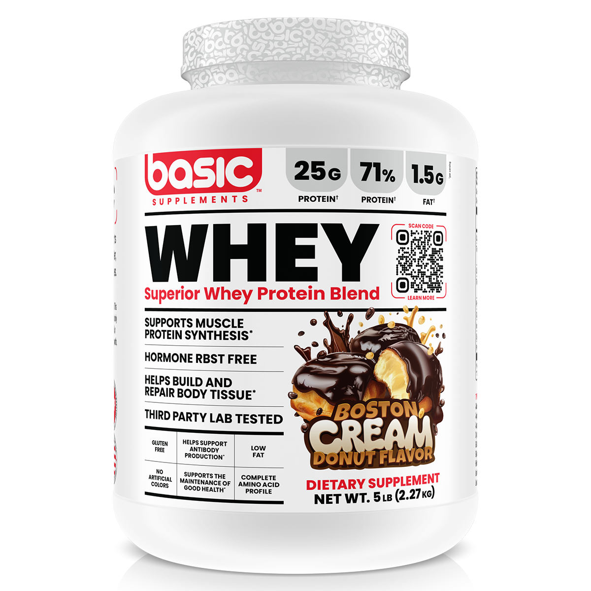 Whey by Basic Supplements Boston Cream Donut 