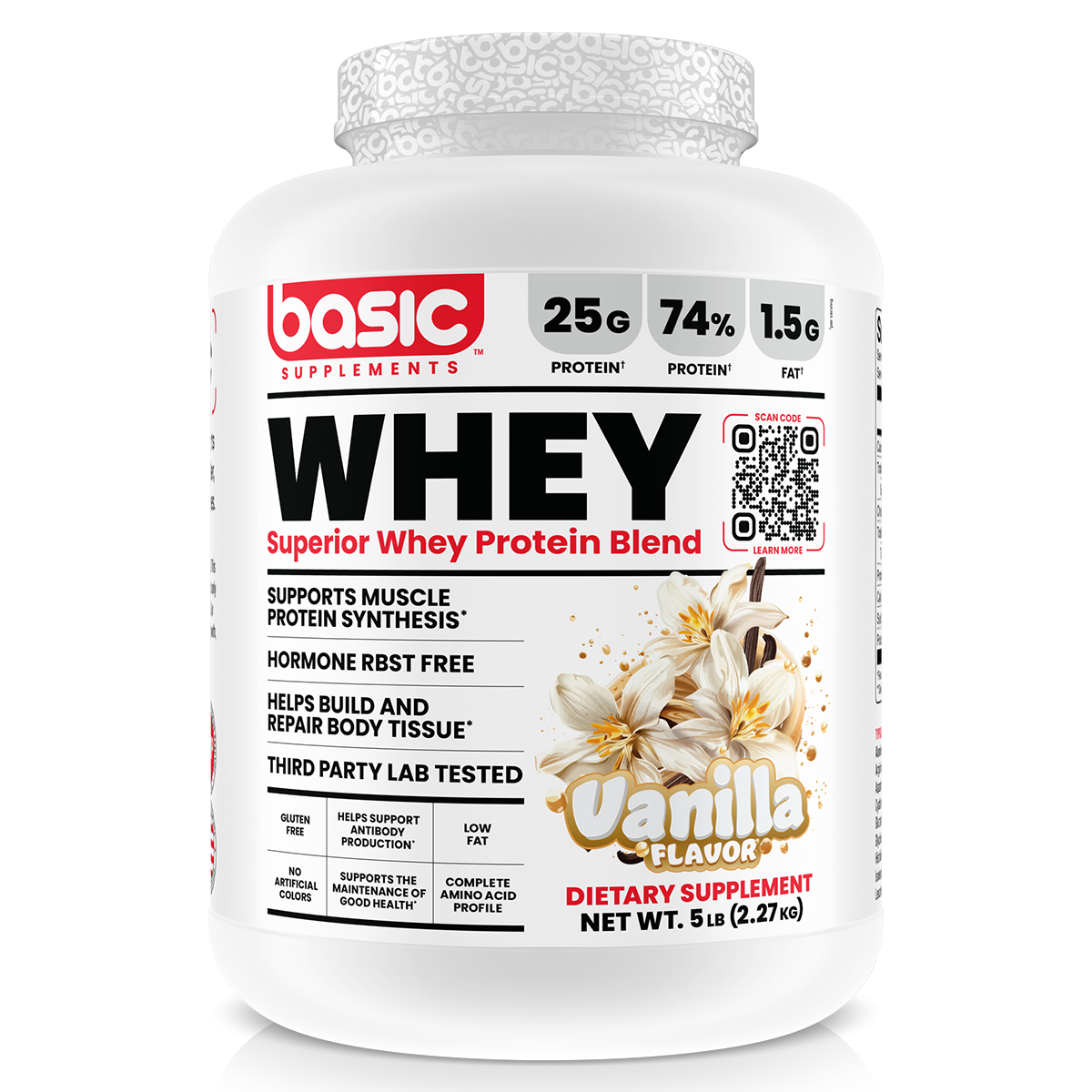 Whey by Basic Supplements Vanilla