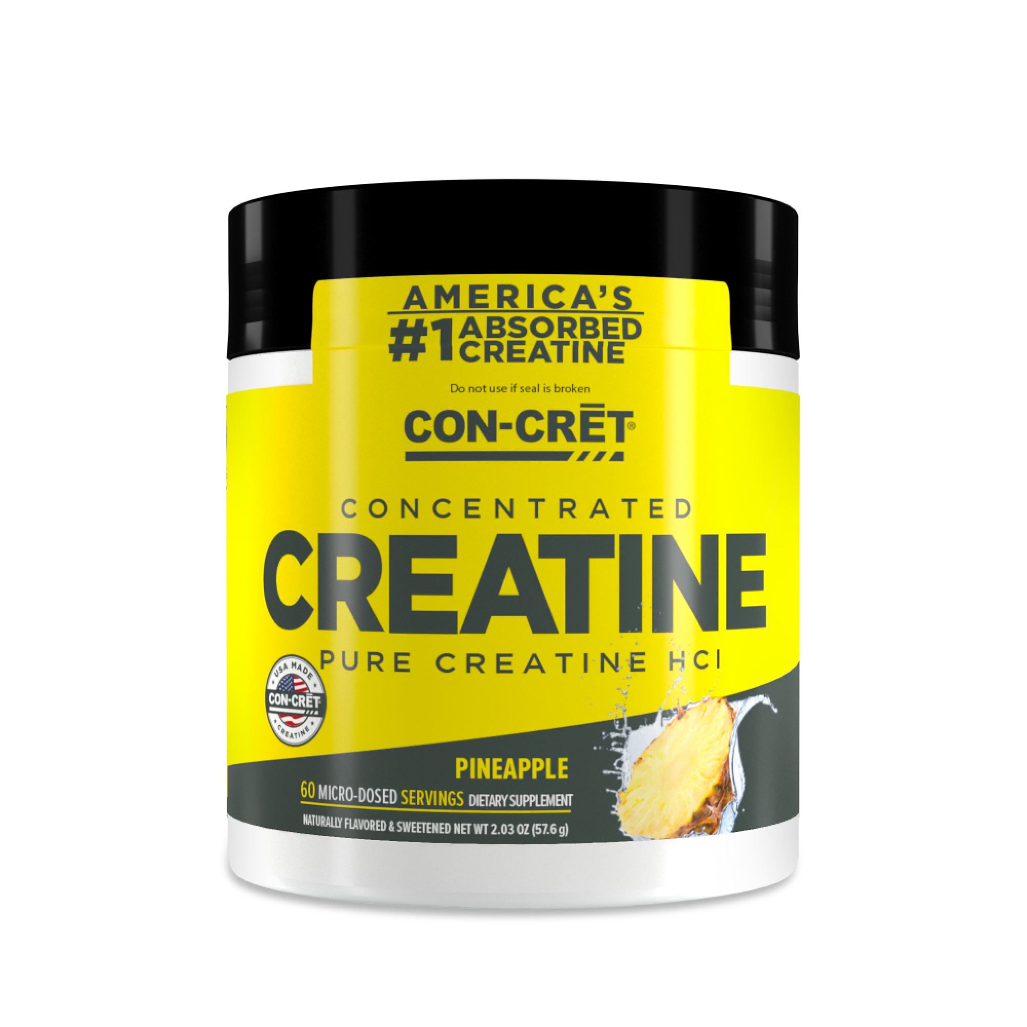 Con-Cret Creatine HCL by ProMera Sports Pineapple