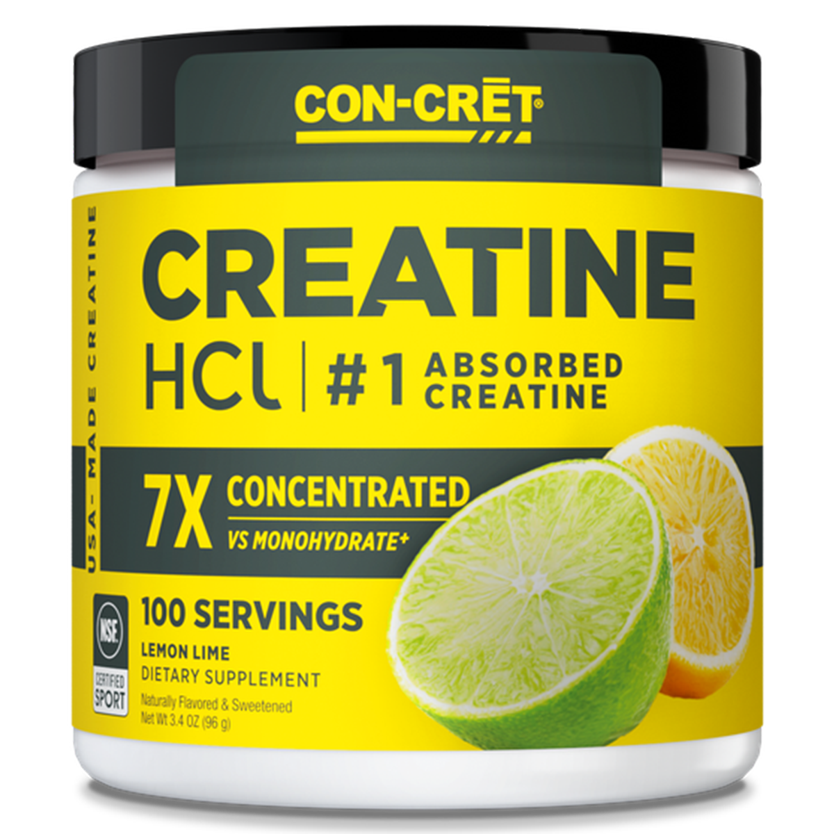 Con-Cret Creatine HCL by ProMera Sports Lemon Lime