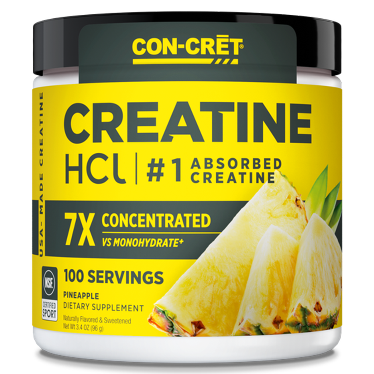 Con-Cret Creatine HCL by ProMera Sports Pineapple
