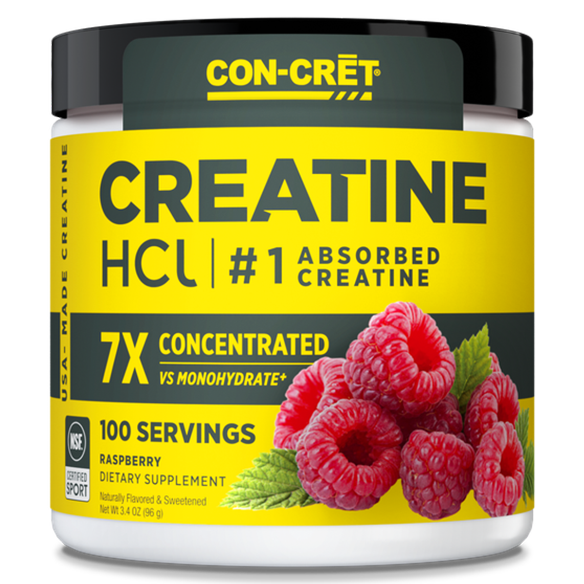 Con-Cret Creatine HCL by ProMera Sports Raspberry