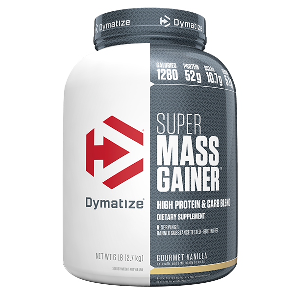 Super Mass Gainer by Dymatize Vanilla Tub