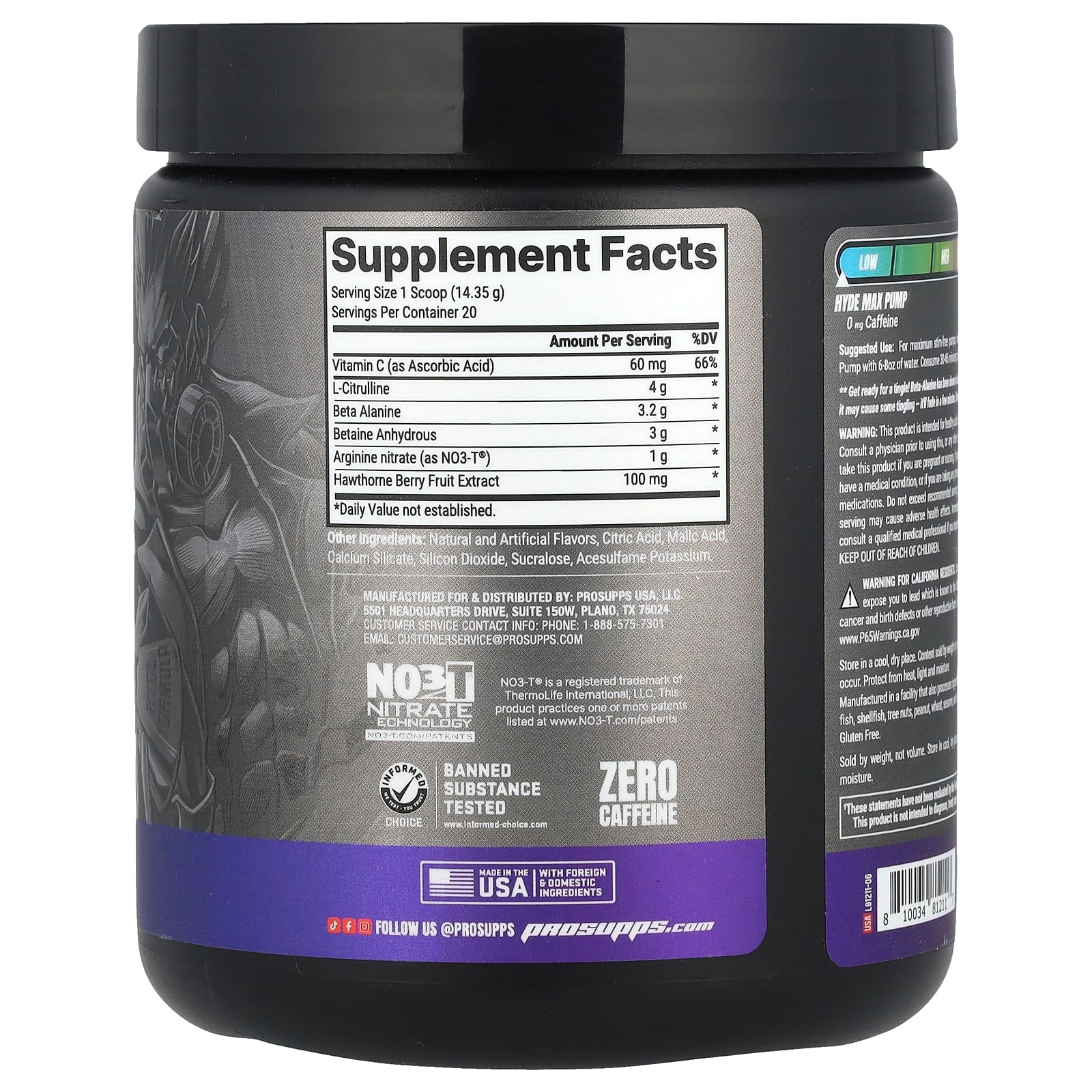 Hyde Max Pump by ProSupps