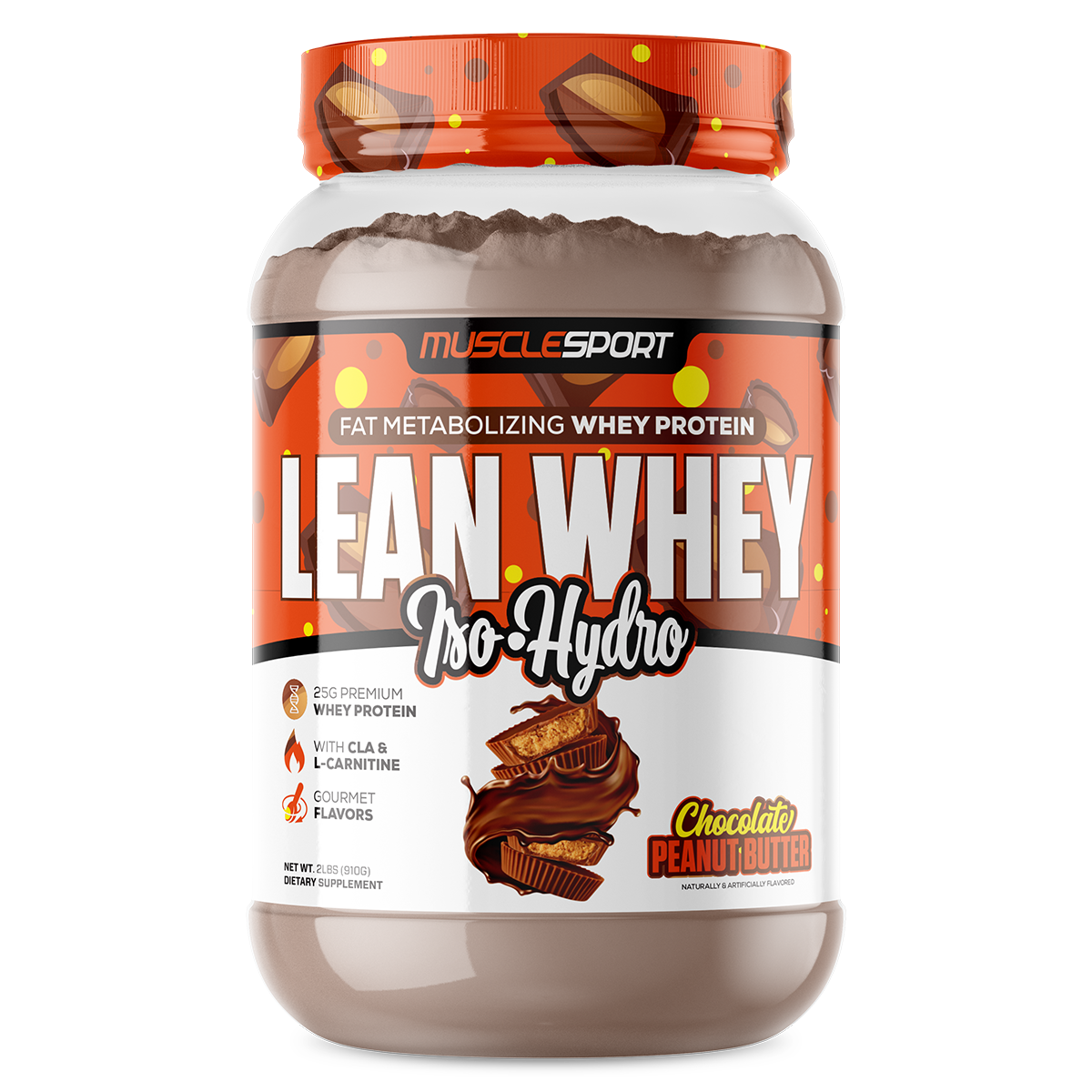 MuscleSport Lean Whey Iso Hydro – Fast-Absorbing Protein Isolate – Iron ...