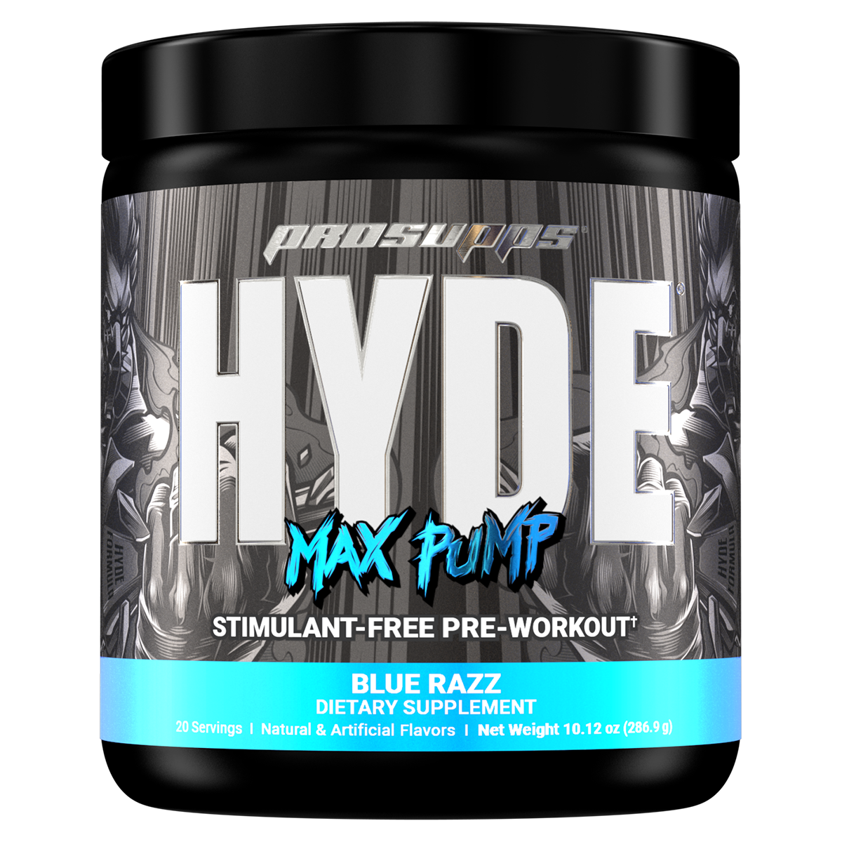 Hyde Max Pump by Pro Supps Blue Raspberry