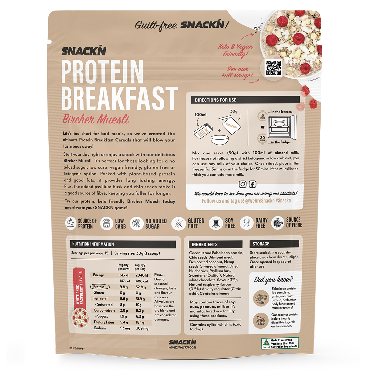 Bircher Muesli by Snackn