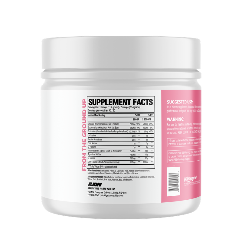 Pump by RAW Nutrition