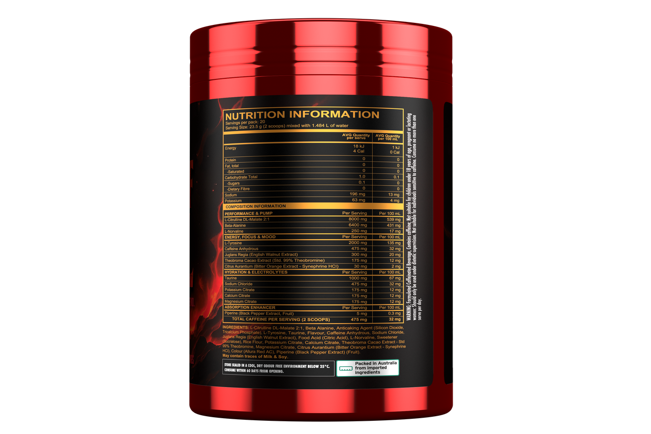 GATES OF HELL // EXTREME DOSED PRE-WORKOUT