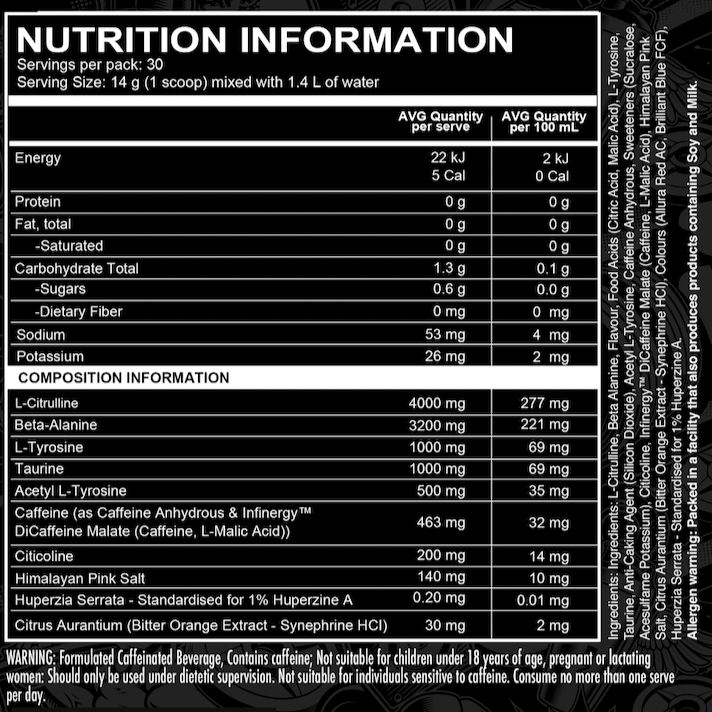 HEADSHOT // Hardcore Pre-Workout